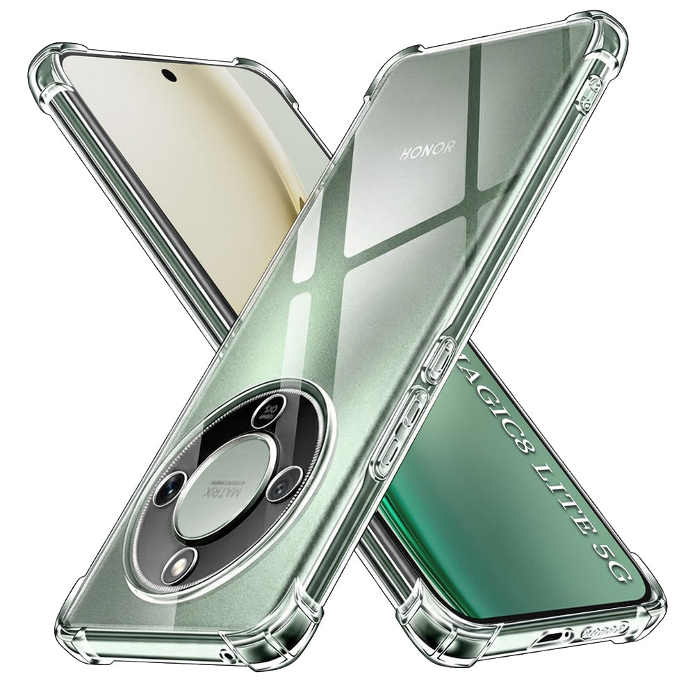Techsuit Shockproof Clear Silicone prozirna maskica otporna na udarce za Honor Magic8 Lite