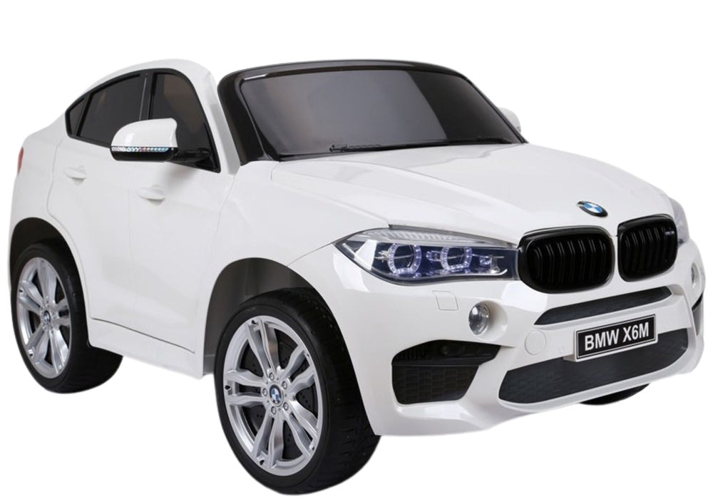 Licencirani auto na akumulator BMW X6M – dvosjed – bijeli