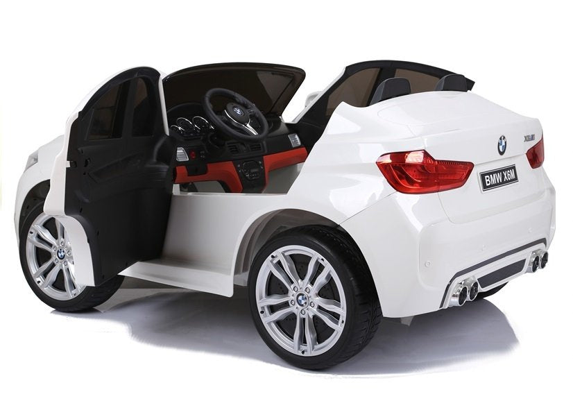 Licencirani auto na akumulator BMW X6M – dvosjed – bijeli