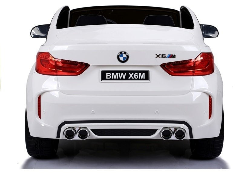 Licencirani auto na akumulator BMW X6M – dvosjed – bijeli