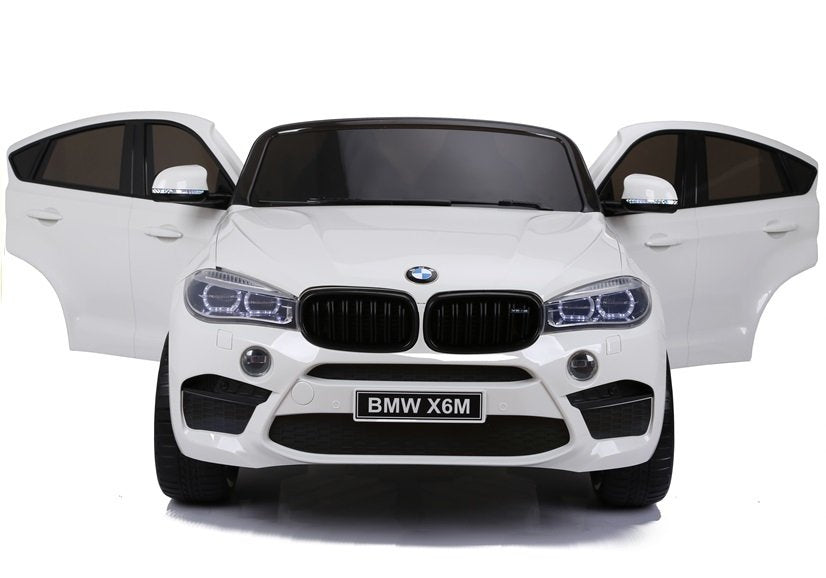 Licencirani auto na akumulator BMW X6M – dvosjed – bijeli