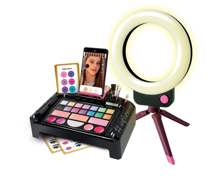 Set za šminkanje Crazy Chic  , držač za telefon za studio šminkanje , Clementoni 16653