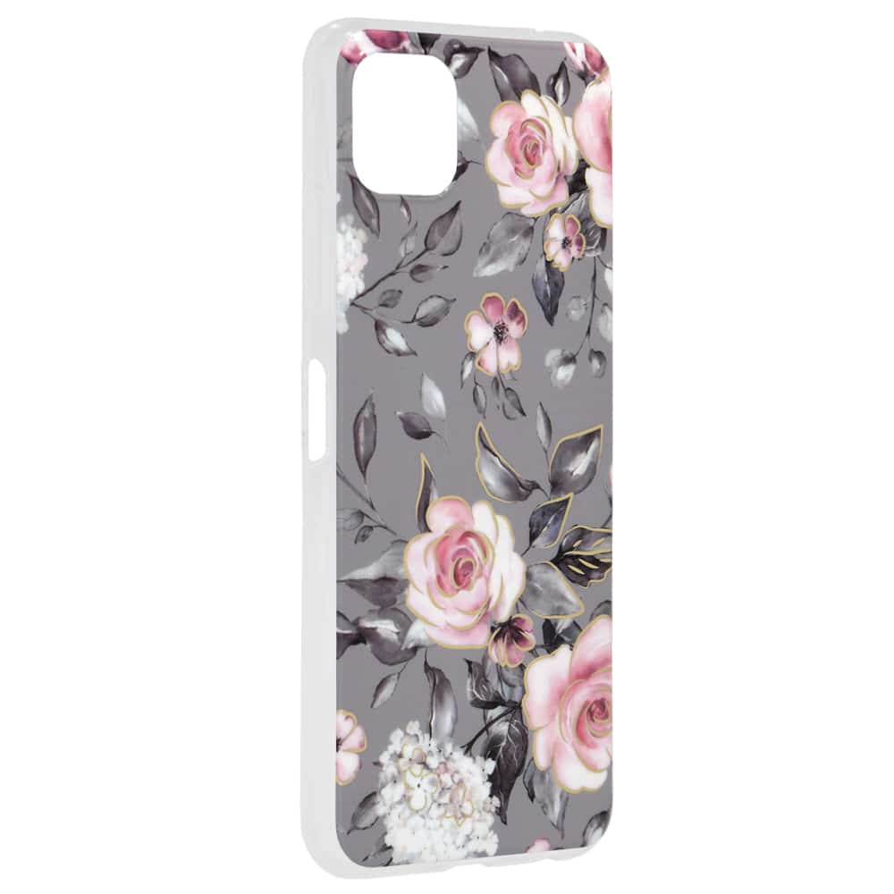 Techsuit Marble Series ovitek za Samsung Galaxy A22 5G Bloom of Ruth Gray