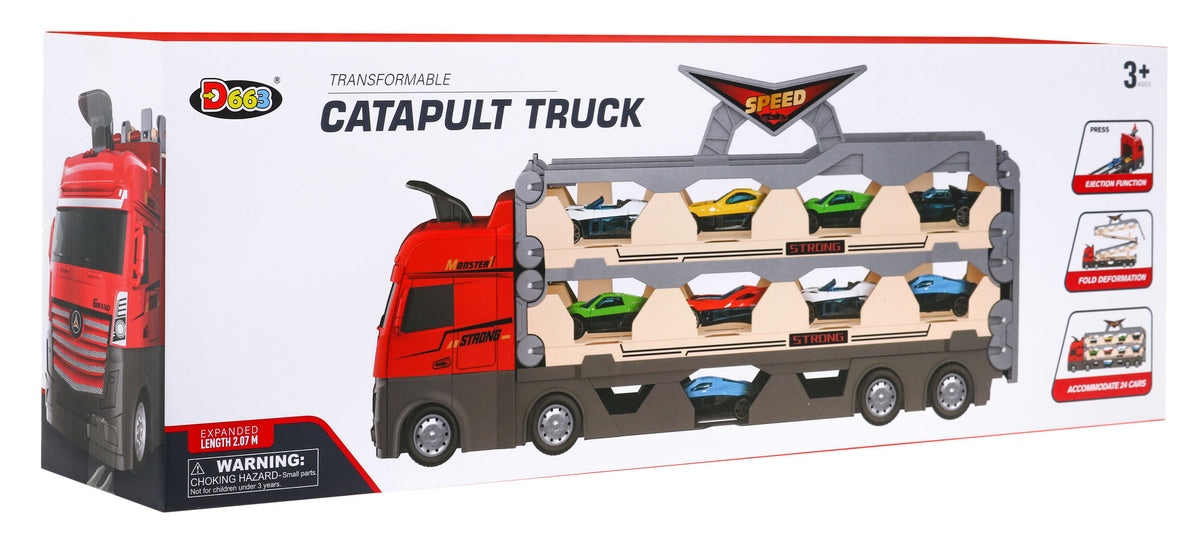 Catapult Truck + Cars