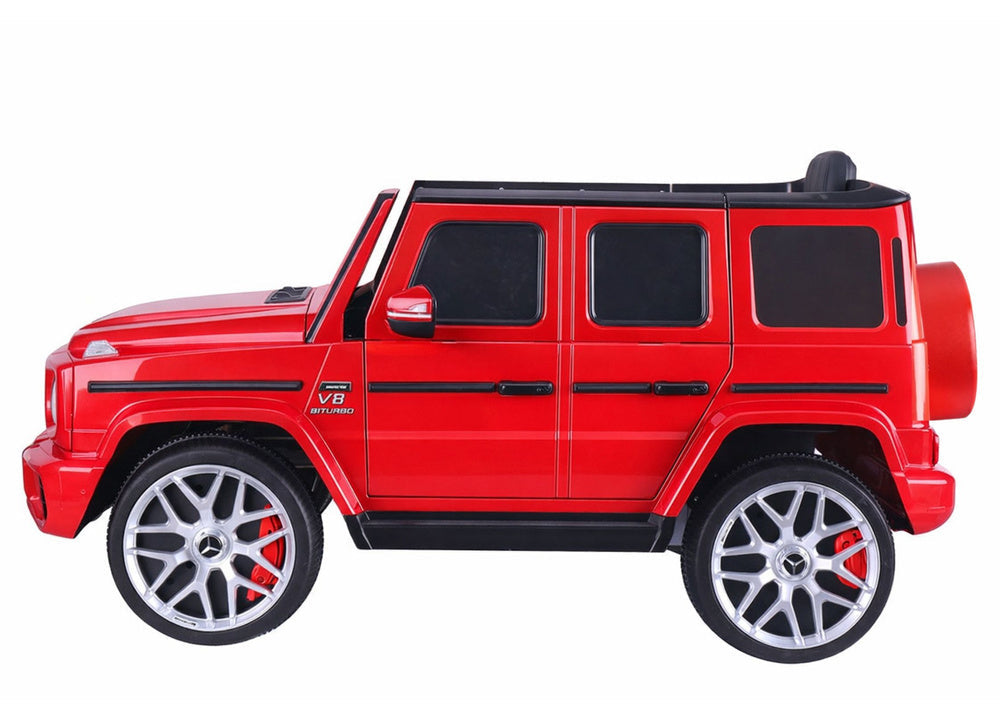 Licencirani auto na akumulator Mercedes G63 (S306) - Crveni