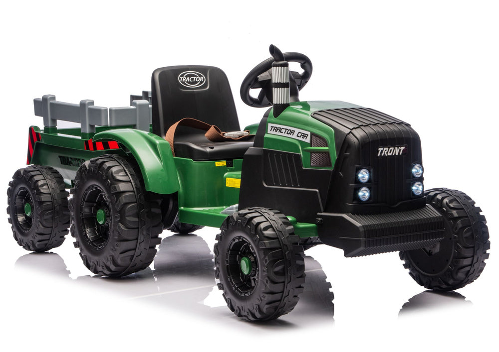 Traktor na akumulator s prikolicom CH9959B - tamno zeleni
