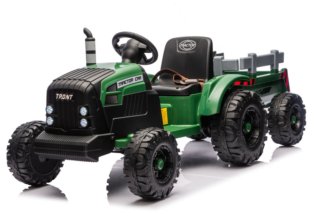 Traktor na akumulator s prikolicom CH9959B - tamno zeleni