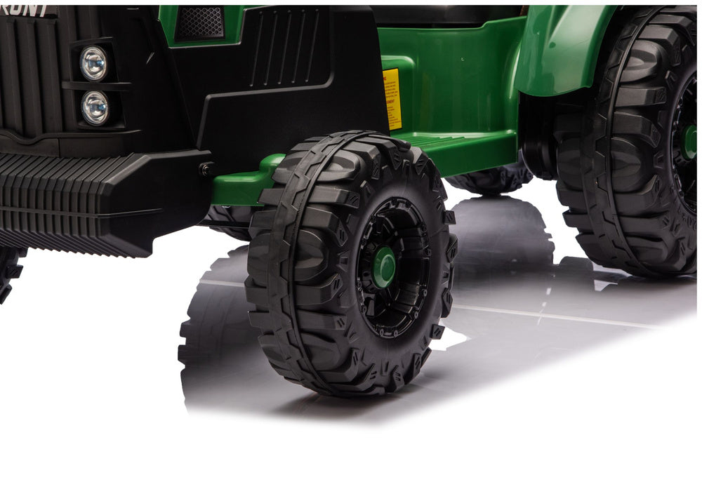 Traktor na akumulator s prikolicom CH9959B - tamno zeleni