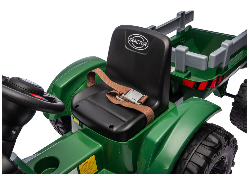 Traktor na akumulator s prikolicom CH9959B - tamno zeleni