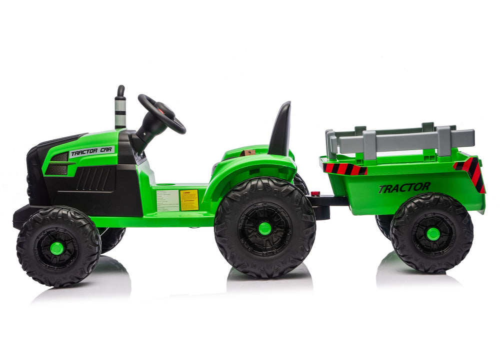 Traktor na akumulator s prikolicom CH9959B - zeleni
