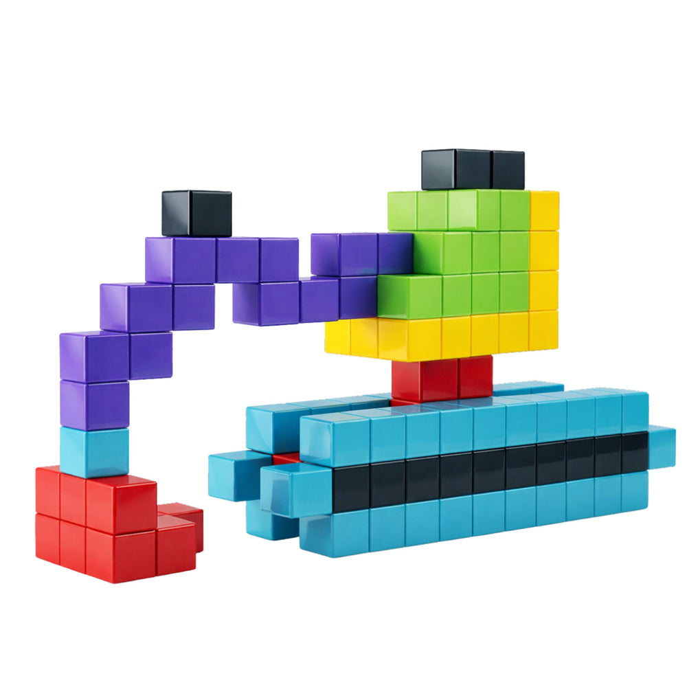 Magnetni blokovi Square 3D sa 96 elemenata