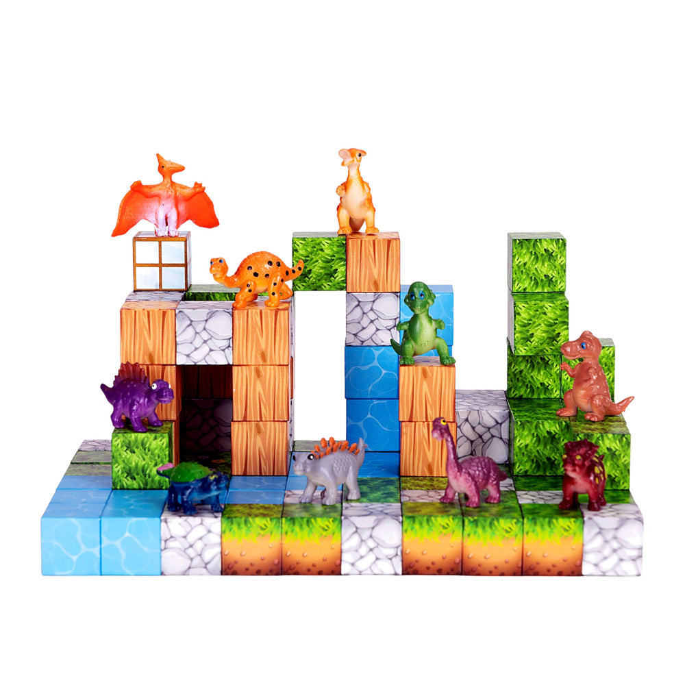 Magnetni blokovi Square 3D sa 114 elemenata