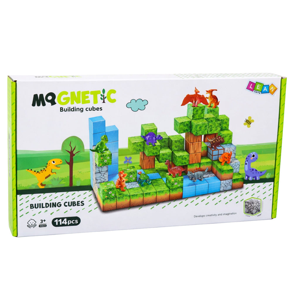 Magnetni blokovi Square 3D sa 114 elemenata