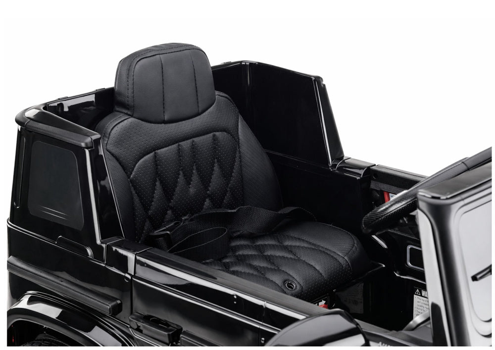Licencirani auto na akumulator Mercedes AMG G63 2x200W - crni/lakirani