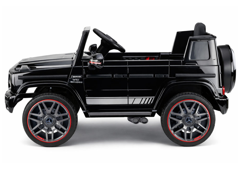 Licencirani auto na akumulator Mercedes AMG G63 2x200W - crni/lakirani