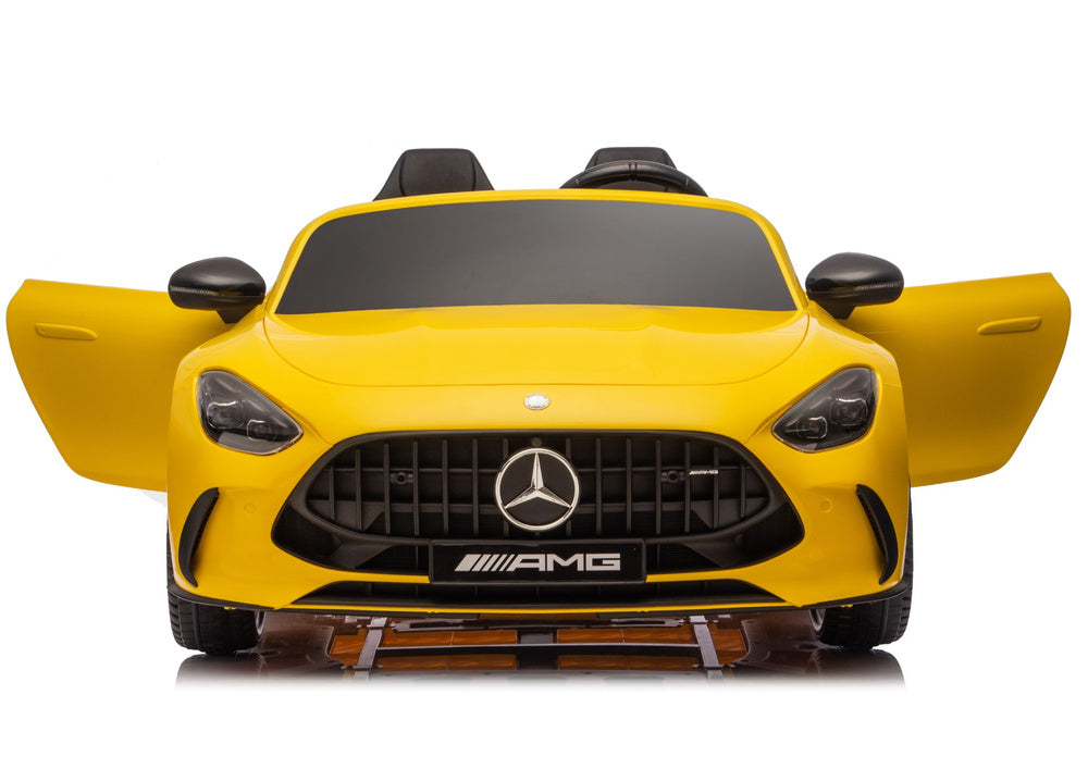 Licencirani auto na akumulator Mercedes GT63 AMG DK-GT63 24V - dvosjed - žuti