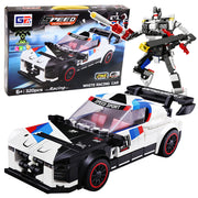 Kockice za slaganje 2 u 1 auto-robot SPEED - 320 elemenata