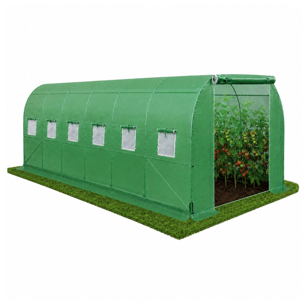 Vrtni plastenik PRO Frame 25MM 12x3x2M 36M² - zeleni
