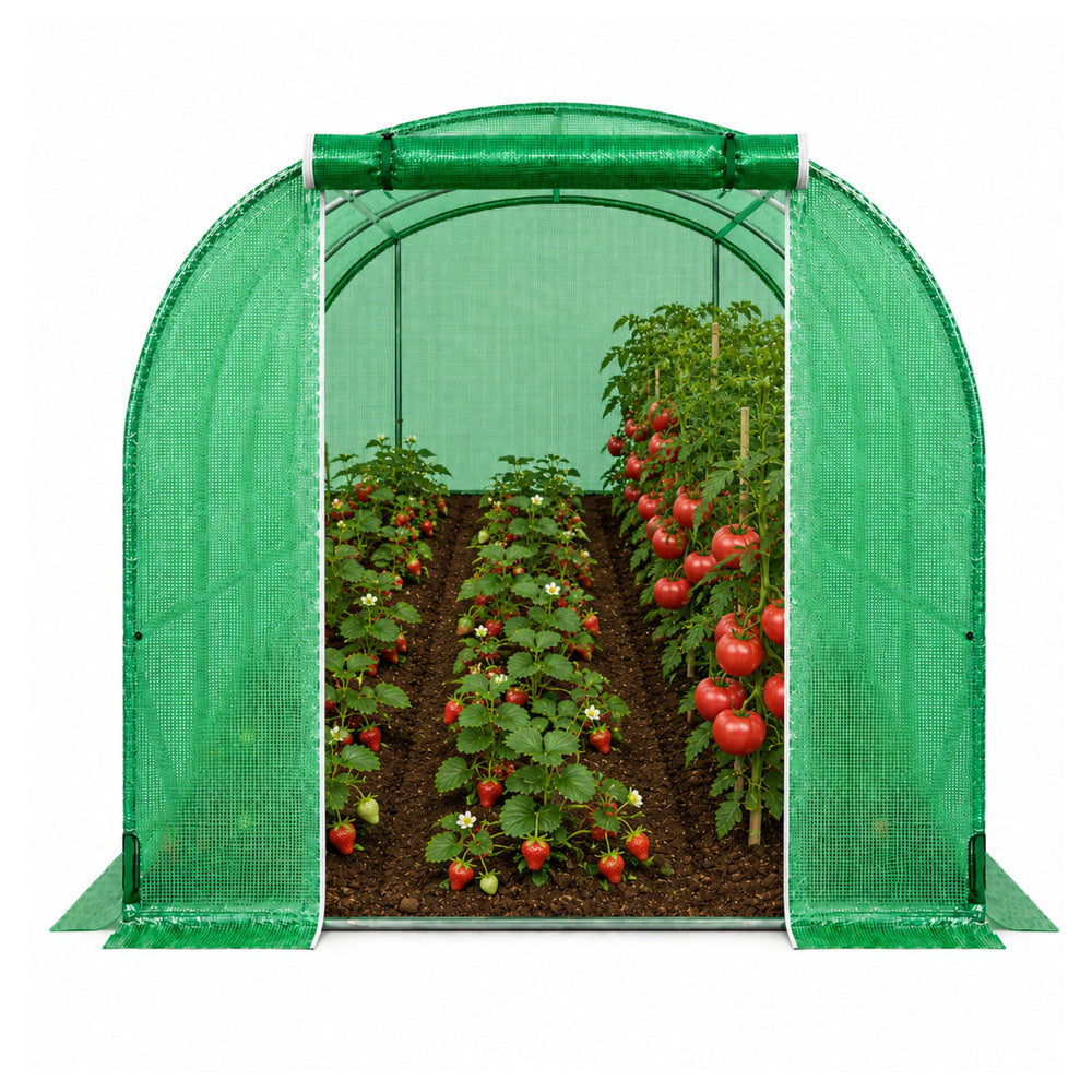 Vrtni plastenik PRO Frame 25MM 12x3x2M 36M² - zeleni