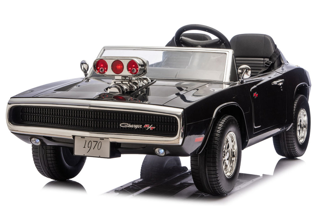 Licencirani auto na akumulator Dodge Charger R/T DLS-K12 24V7Ah - crni