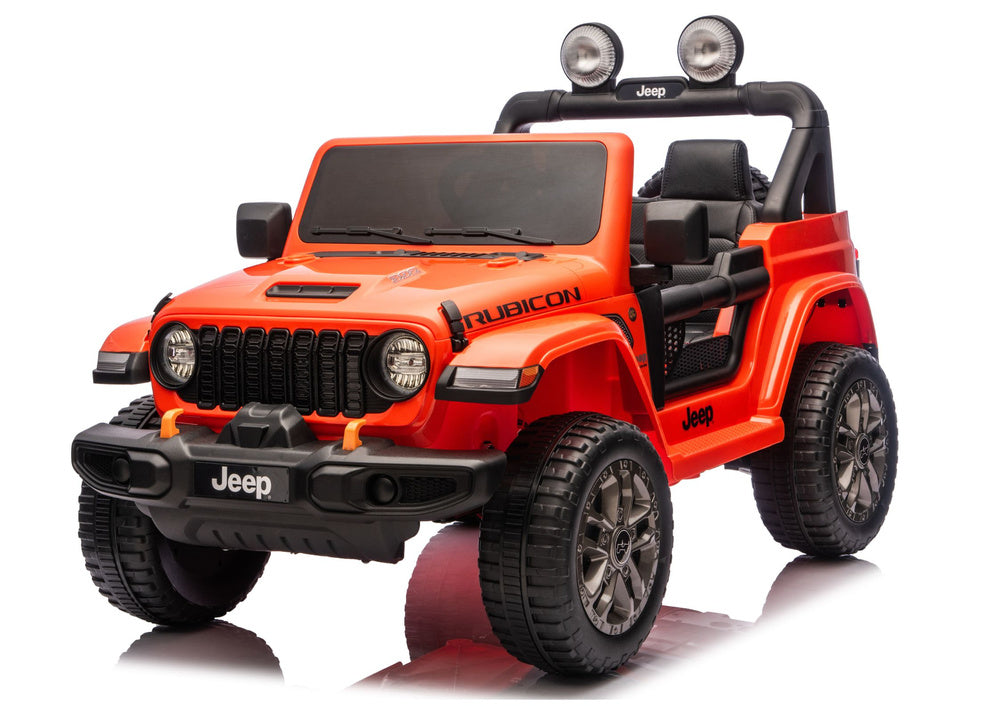 Licencirani auto na akumulator Jeep Rubicon 4x200W 24V - narančasti