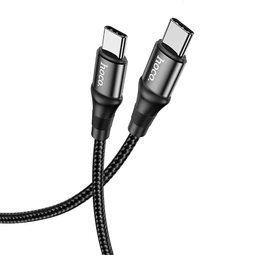 HOCO Polnilni kabel (X50 Exquisito) USB Type-C na USB Type-C PD 100W 5A 1.0m črn