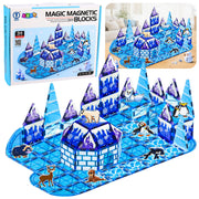 Magnetni blokovi za sklapanje ICE LAND sa 94 elementa