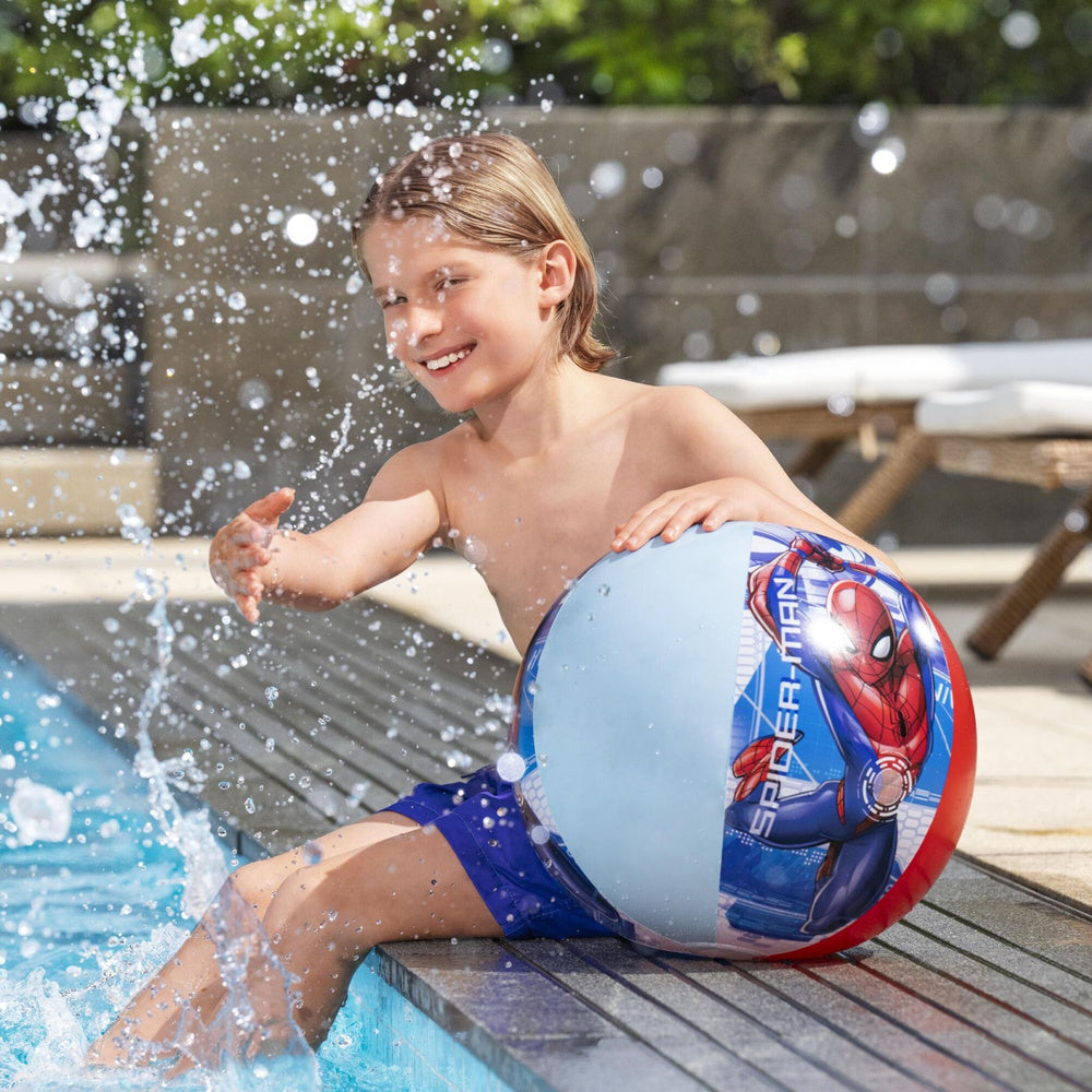 Lopta na napuhavanje za plažu i bazen Marvel Spider-Man, 51 cm, Bestway 98002