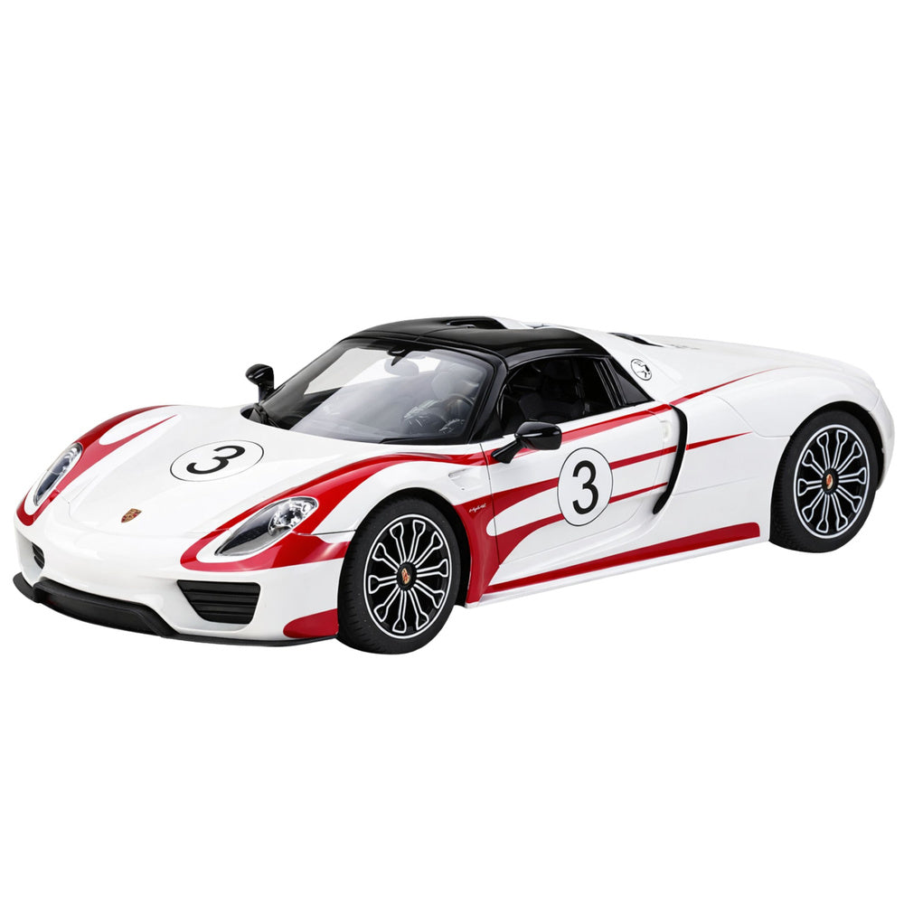 Licencirani auto na daljinsko upravljanje Porsche 918 Spyder Performance Rastar 1:14 - bijeli