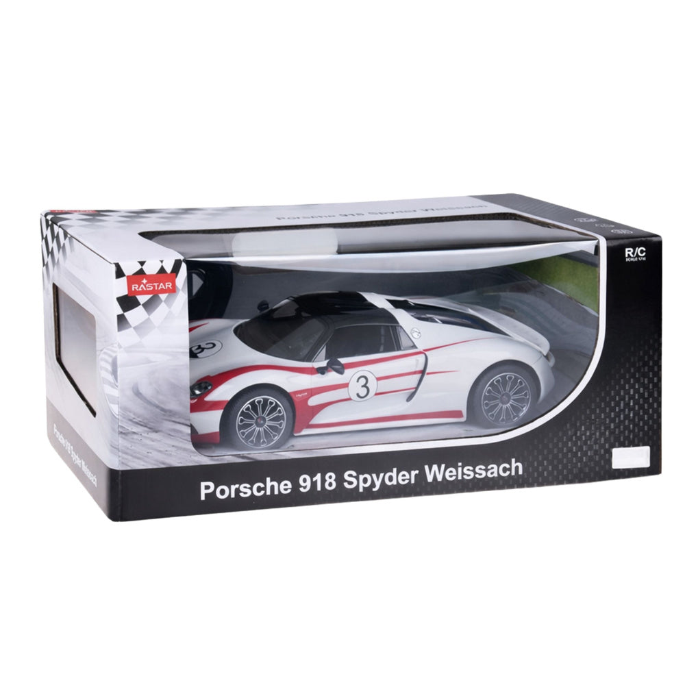 Licencirani auto na daljinsko upravljanje Porsche 918 Spyder Performance Rastar 1:14 - bijeli