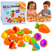 Edukativni sorter za spajanje mrkvi - 12 elemenata