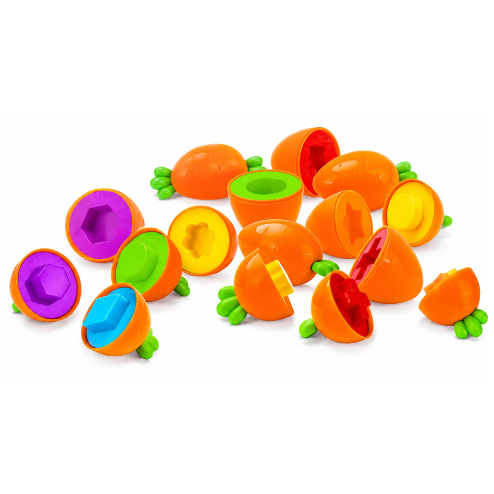 Edukativni sorter za spajanje mrkvi - 12 elemenata