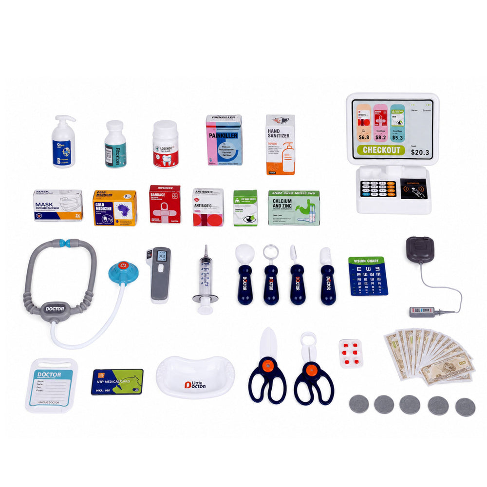 Veliki medicinski set za igru sa 61 elementom - 81 cm