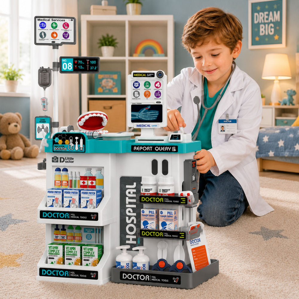 Veliki medicinski set za igru sa 61 elementom - 81 cm