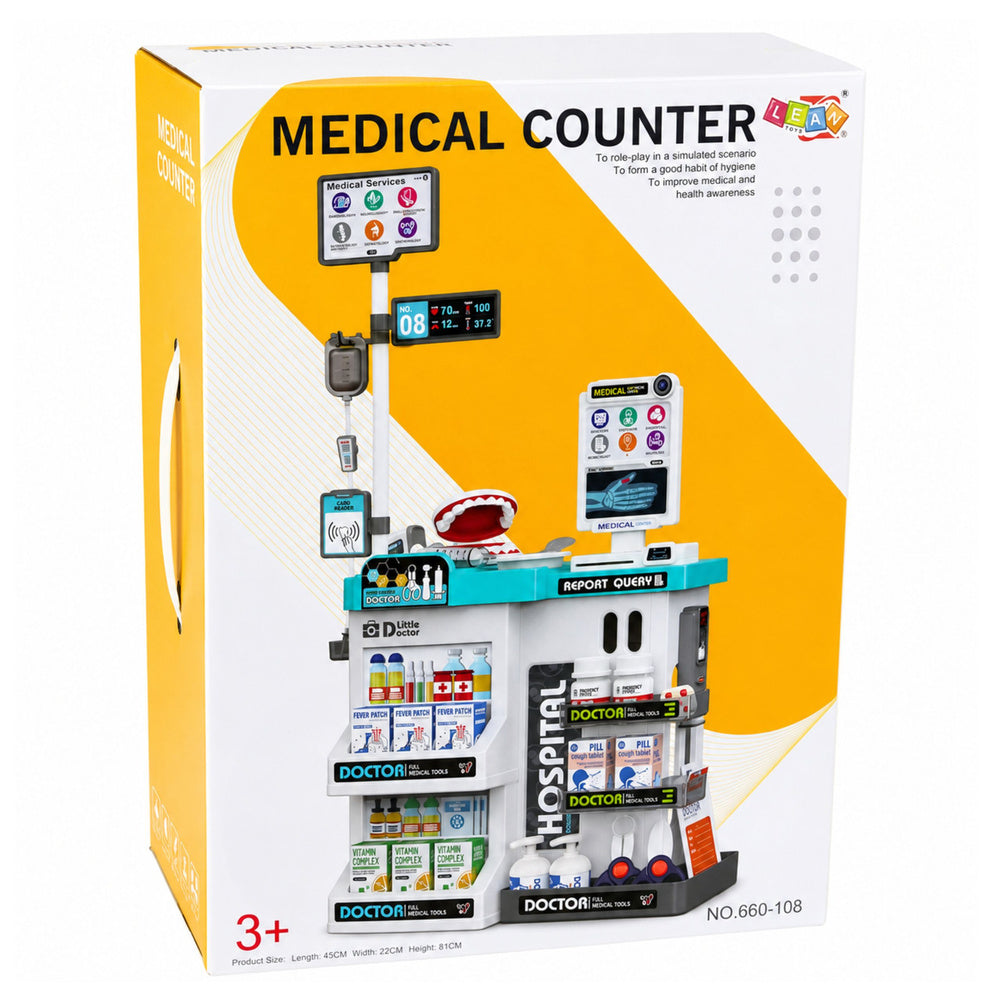Veliki medicinski set za igru sa 61 elementom - 81 cm