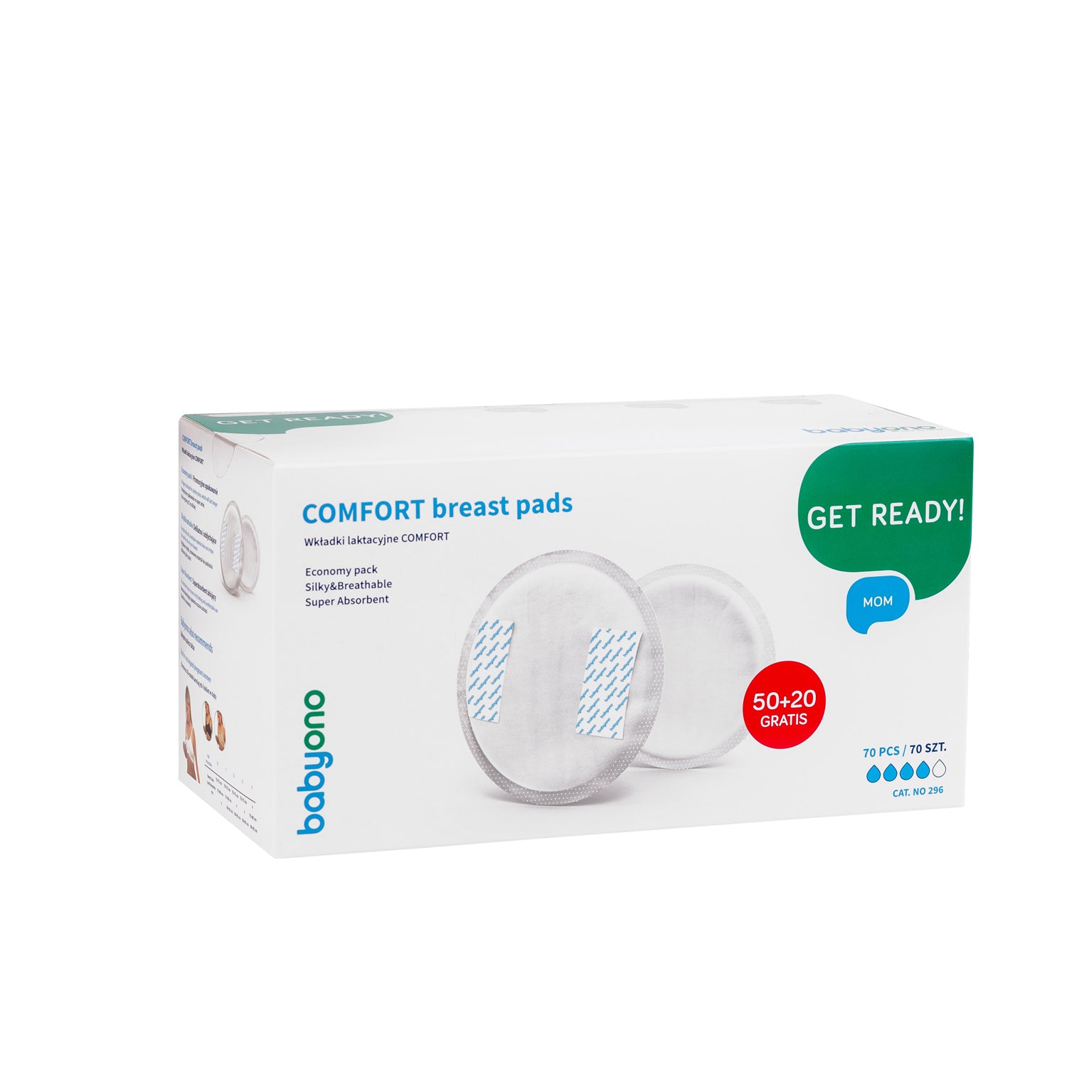 BabyOno Comfort jastučići blazinice 50+20 free