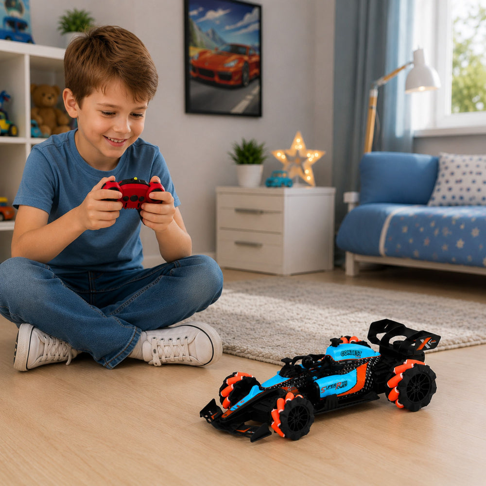 Remote Controlled RC Car 360° Rotation 4WD Lights 1:14