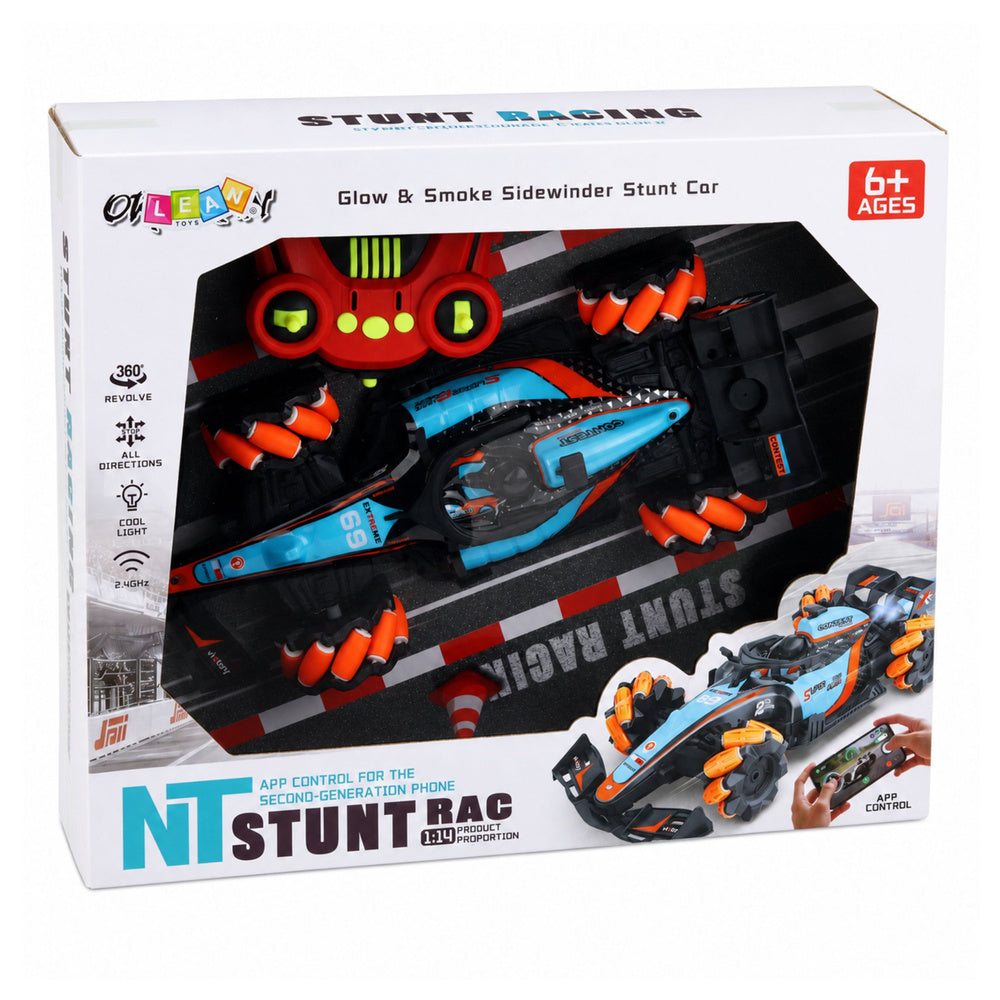 Remote Controlled RC Car 360° Rotation 4WD Lights 1:14