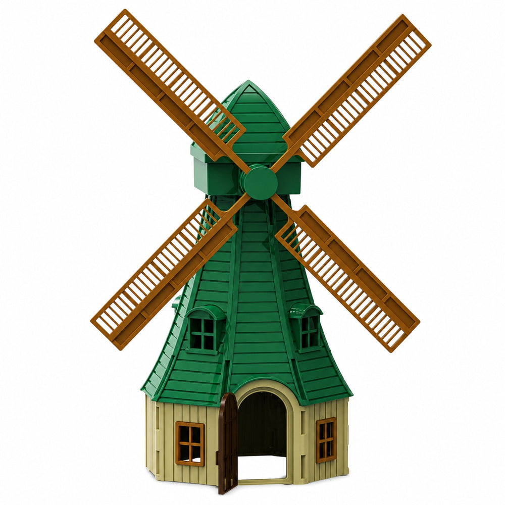Farm set with tractor, windmill, stable, trailer and animal figures, 45 pieces.
