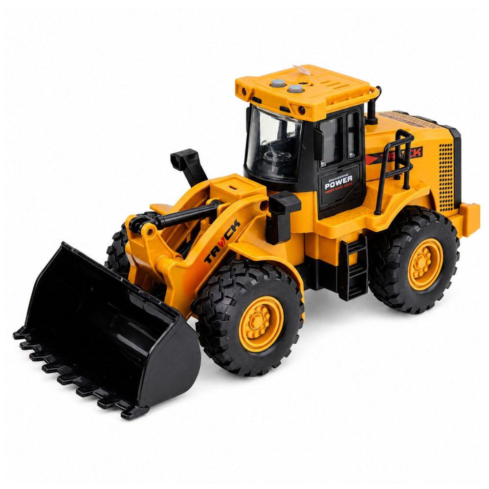 Construction Vehicle Excavator With Movable Bucket Lights Sounds Yellow 1:43