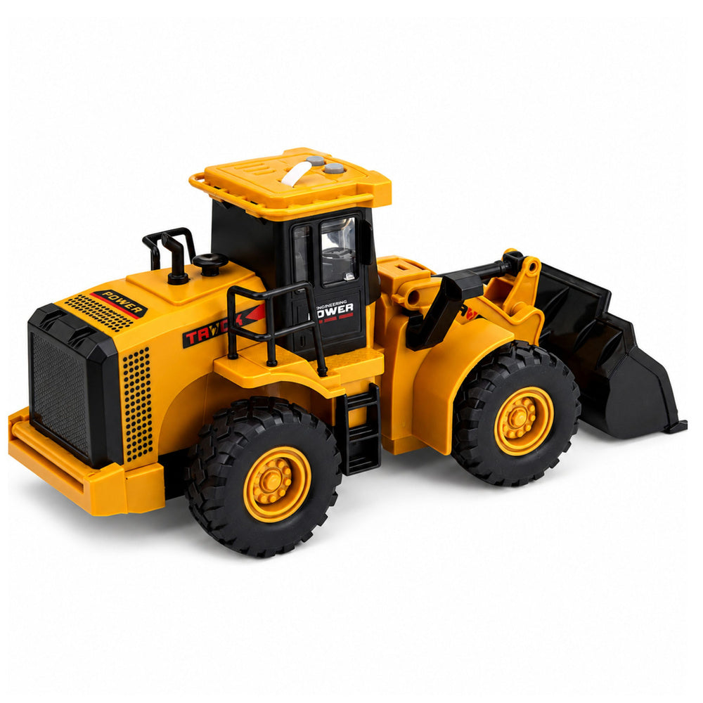 Construction Vehicle Excavator With Movable Bucket Lights Sounds Yellow 1:43