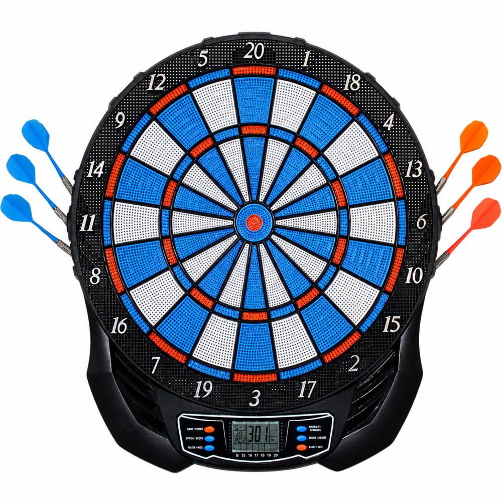 Electronic LCD Dartboard Arcade Game 25 Games 176 Variants
