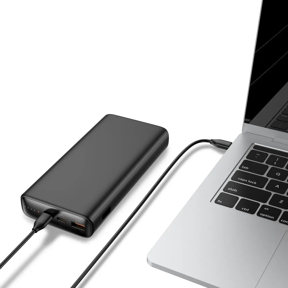 VEGER powerbank 20.000 mAh PD QC3.0 5A 100W T100 (W2032C-100) črna