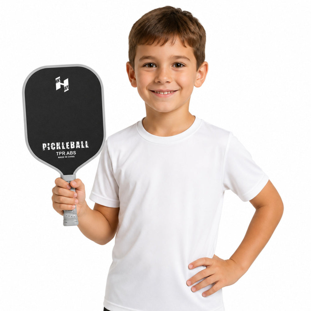 Pickleball Tennis Badminton Racket Set with 2 Balls Black and Gray