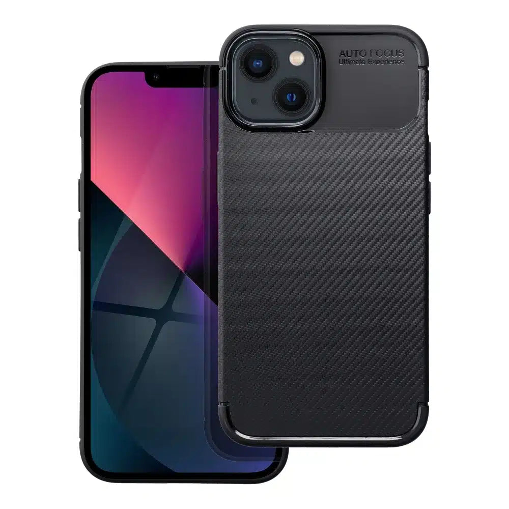 CARBON PREMIUM maska za iPhone 13 črna
