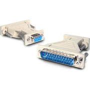 StarTech.com Adapter DB9F to DB25M Bež