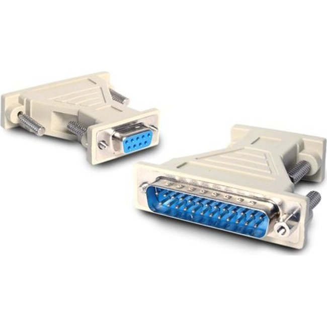 StarTech.com Adapter DB9F to DB25M Bež