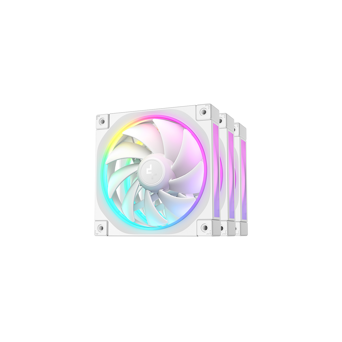 DeepCool FL12 WH-3 in 1 Kućište računala Ventilator 12 cm Bijelo 3 kom