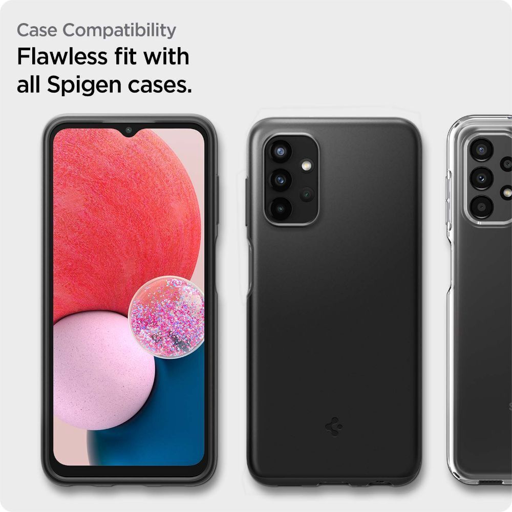 SPIGEN ALM GLAS.TR KALJENO STEKLO 2-KOSOVNI PAKET ZA SAMSUNG GALAXY A13 4G / LTE CLEAR