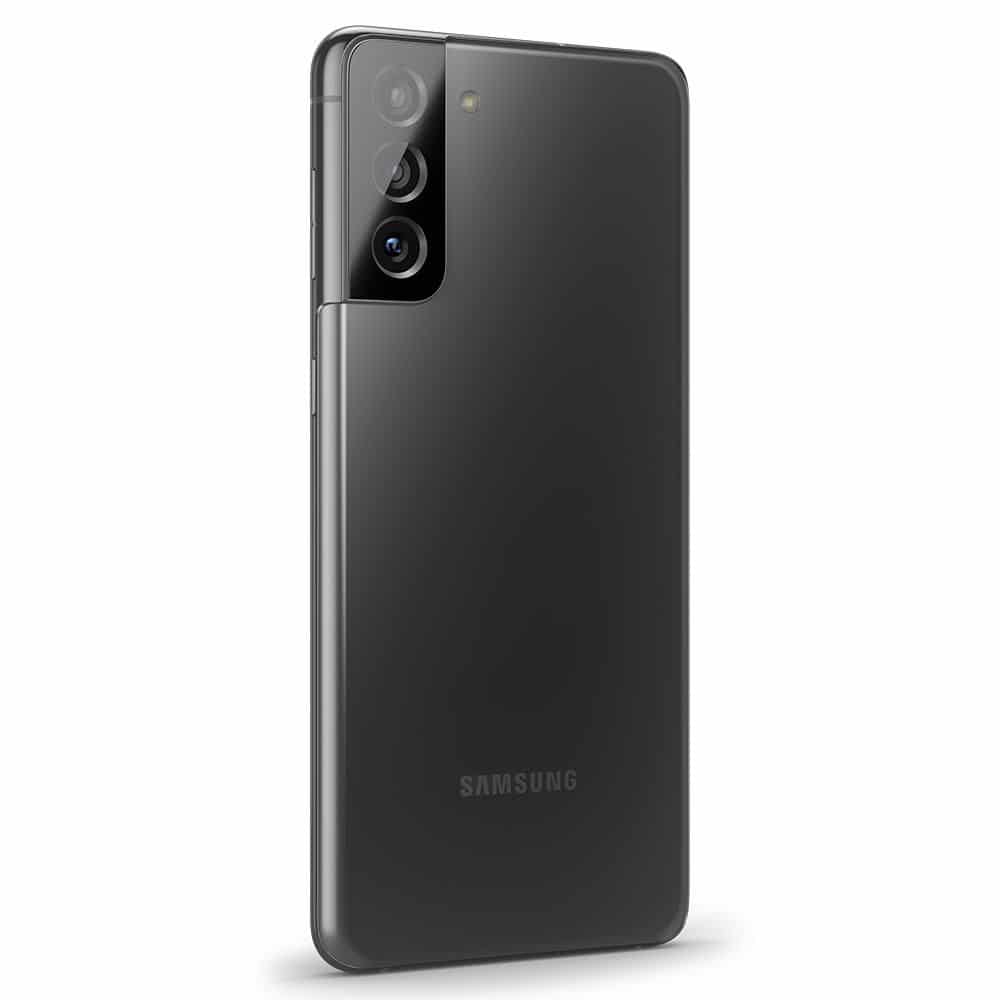 SPIGEN OPTIK.TR KALJENO STEKLO 2 KOSA ZA LEČO KAMERE SAMSUNG GALAXY S21 ČRNO